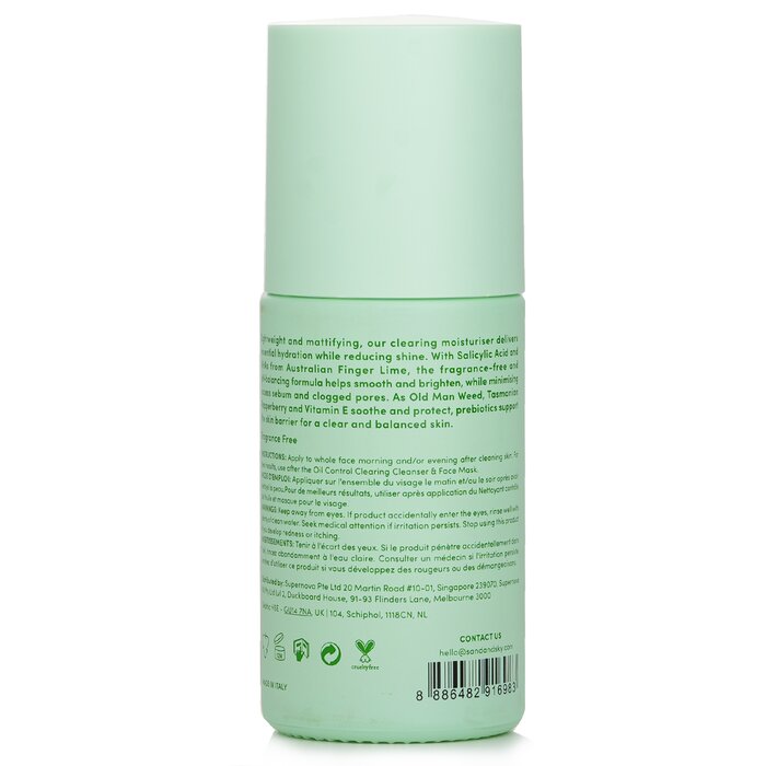 Foto 2 | Crema Hidratante Sand & Sky Oil Control Clearing Para Pieles Grasas - Venta Internacional.