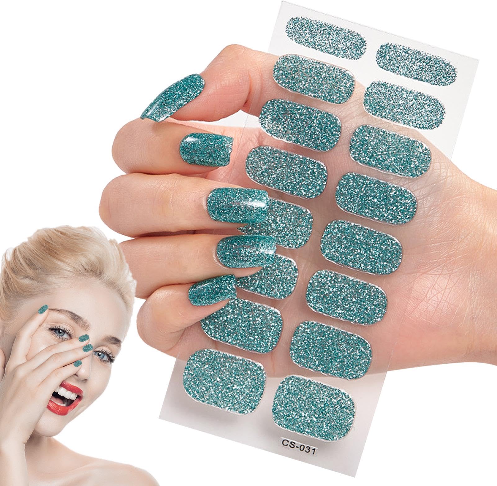 Foto 8 pulgar | Tiras De Esmalte De Uñas En Gel Semicurado Con Lima De Uñas Y Pegatinas - Venta Internacional.