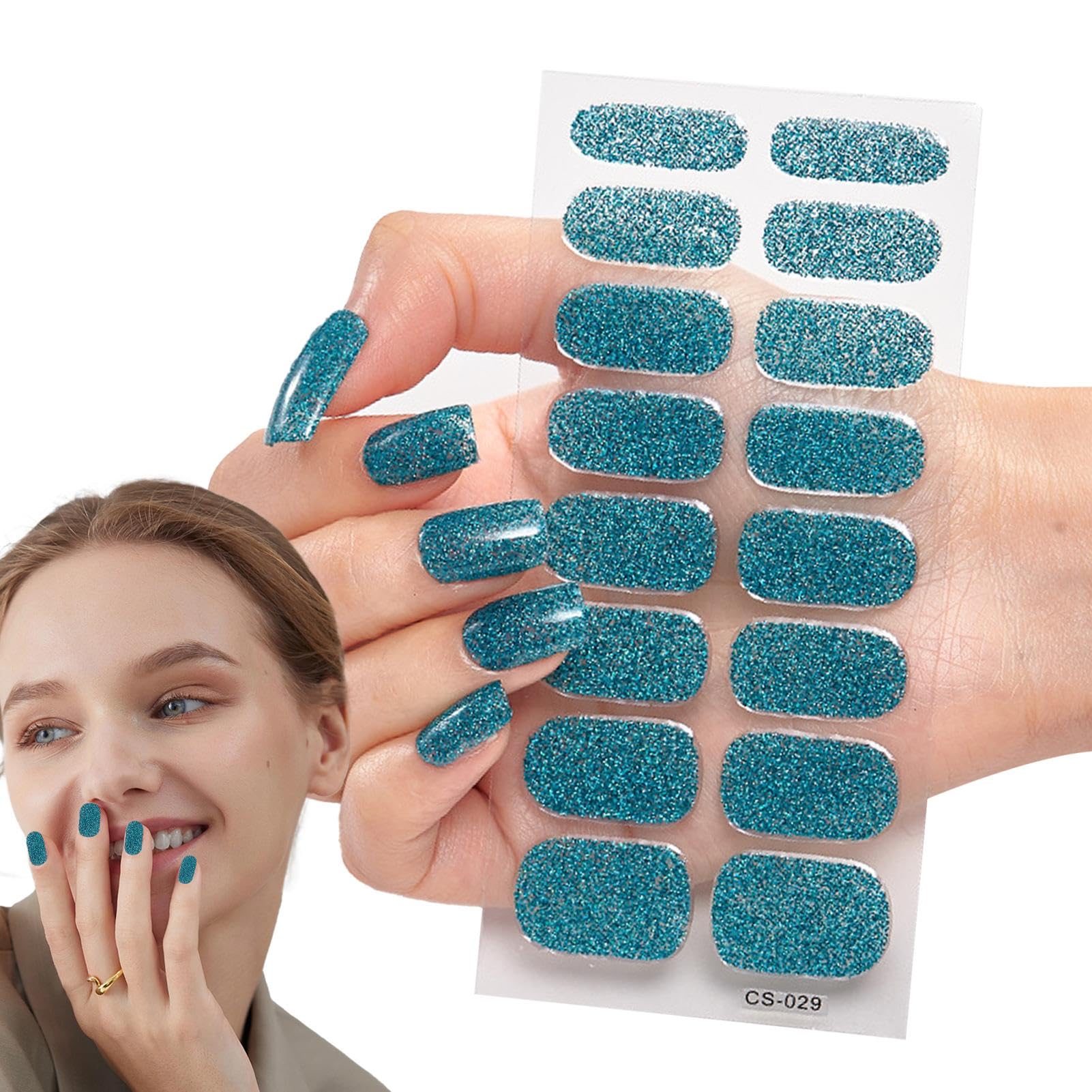 Foto 8 pulgar | Tiras De Esmalte De Uñas En Gel Semicurado Con Lima De Uñas Y Pegatinas - Venta Internacional.