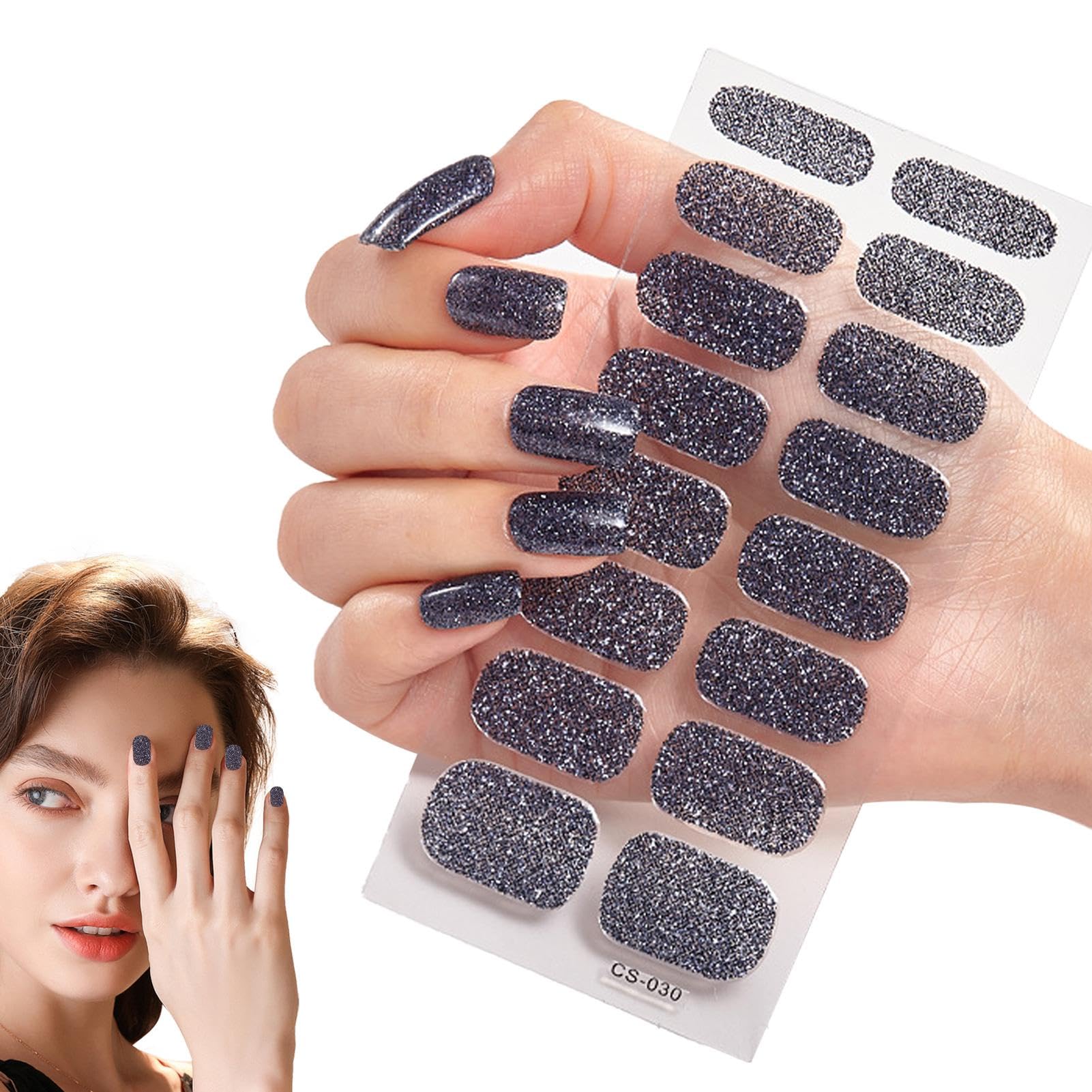 Foto 7 pulgar | Tiras De Esmalte De Uñas En Gel Semicurado Con Lima De Uñas Y Pegatinas - Venta Internacional.