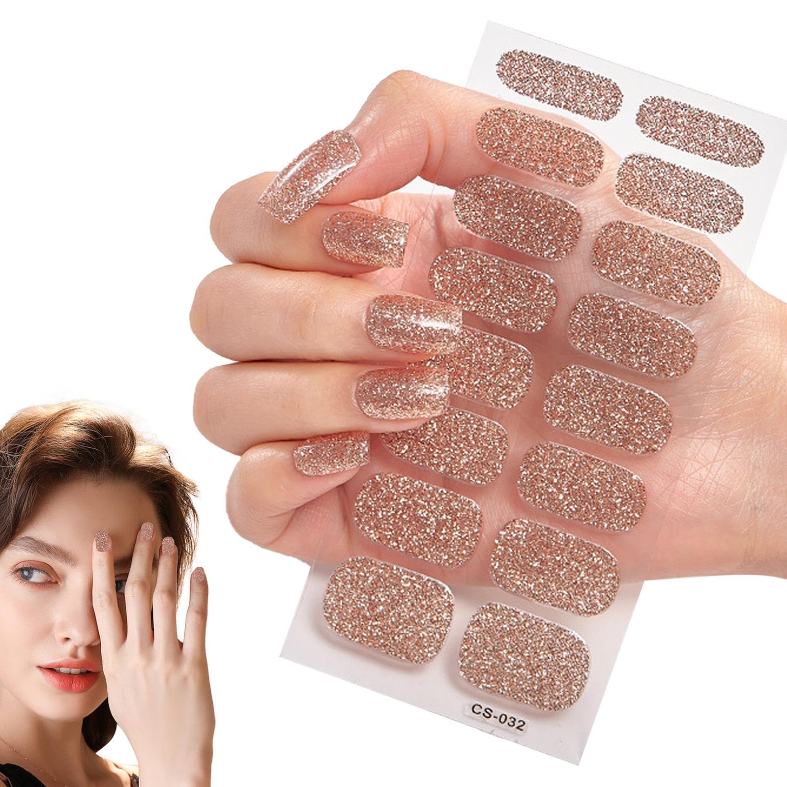 Foto 7 pulgar | Tiras De Esmalte De Uñas En Gel Semicurado Con Lima De Uñas Y Pegatinas - Venta Internacional.
