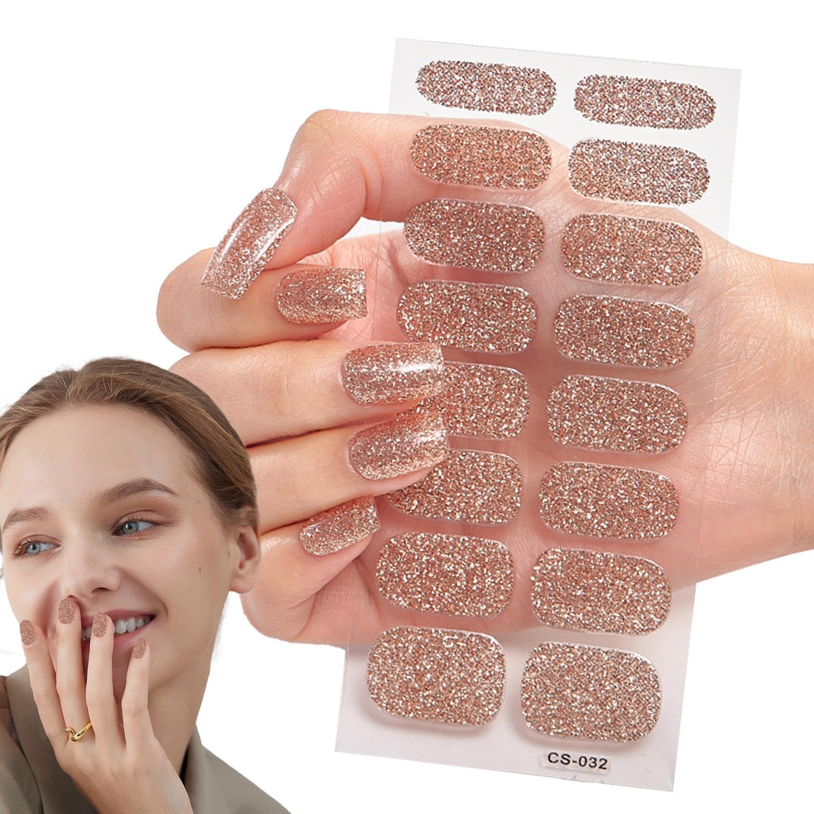 Foto 8 pulgar | Tiras De Esmalte De Uñas En Gel Semicurado Con Lima De Uñas Y Pegatinas - Venta Internacional.