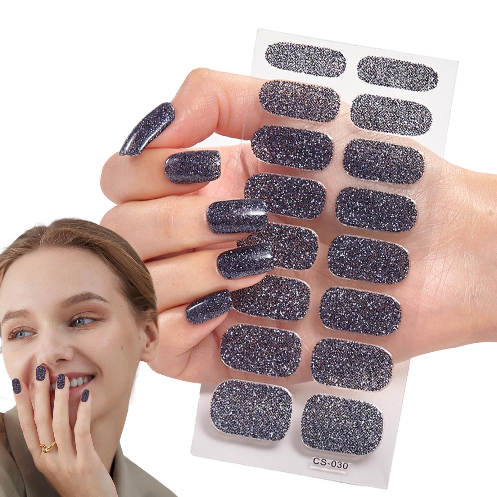 Tiras De Esmalte De Uñas En Gel Semicurado Con Lima De Uñas Y Pegatinas - Venta Internacional.