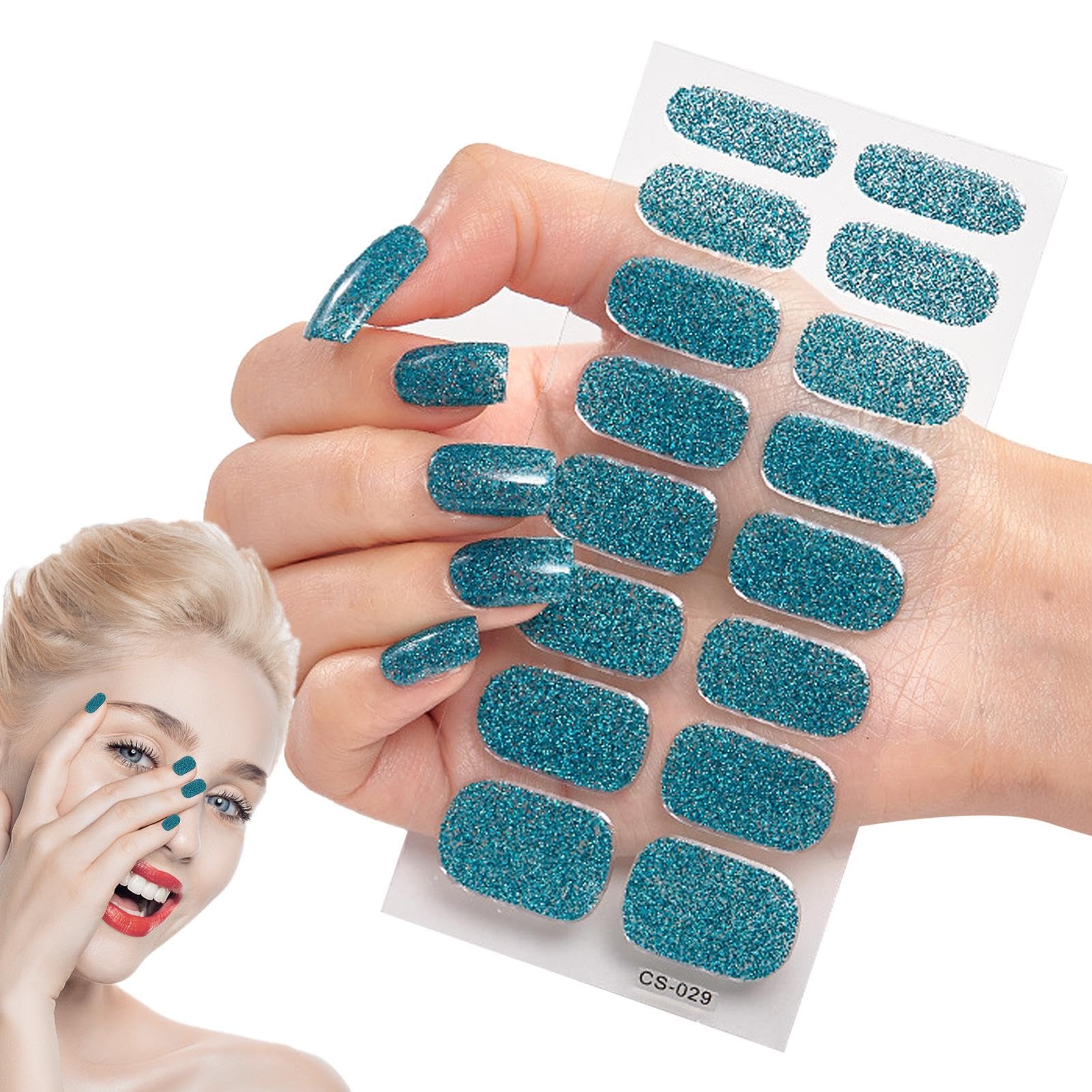 Tiras De Esmalte De Uñas En Gel Semicurado Con Lima De Uñas Y Pegatinas - Venta Internacional.