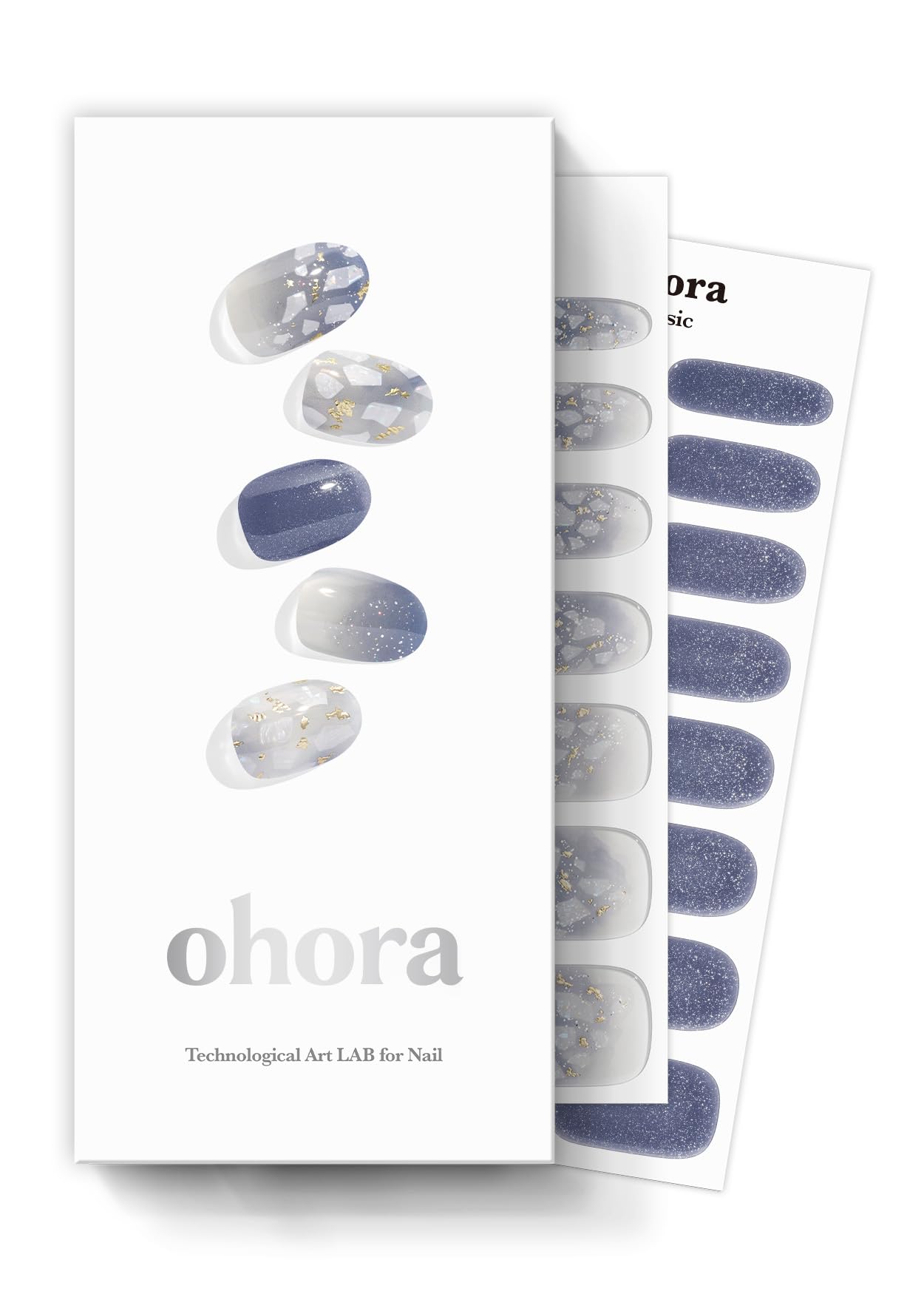 Tiras De Gel Para Uñas Sohora Semicuradas N Gleam Blue Con Accesorios - Venta Internacional.
