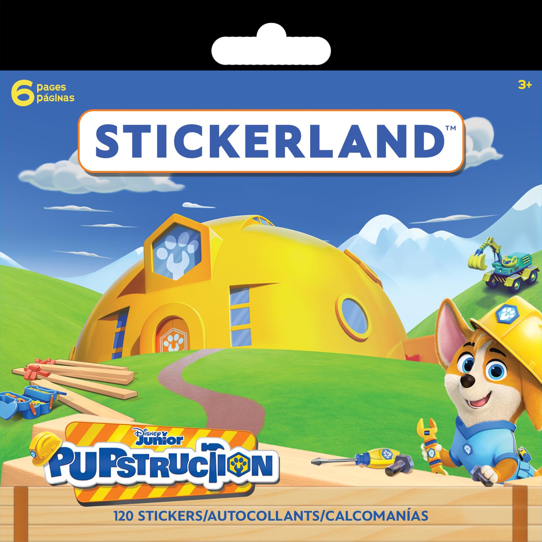 Foto 2 pulgar | Stickerland Pad Disney Pupstruction, 6 Páginas, Con 120 Pegatinas - Venta Internacional.
