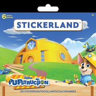 Foto 1 | Stickerland Pad Disney Pupstruction, 6 Páginas, Con 120 Pegatinas - Venta Internacional.