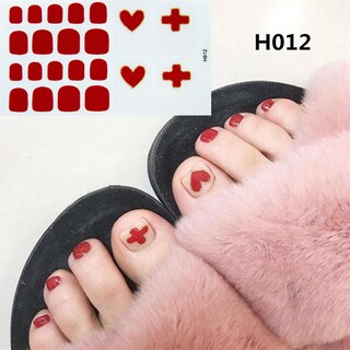 Foto 2 | Pegatinas Impermeables Para Uñas De Pies Para Decoración De Uñas Diy - Venta Internacional.