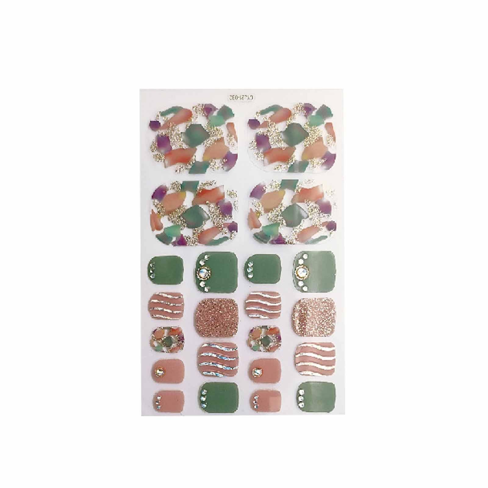 Foto 2 pulgar | Adhesivos Para Uñas De Pies Huoguo  Bronceadores  Imitación Diamante - Venta Internacional.