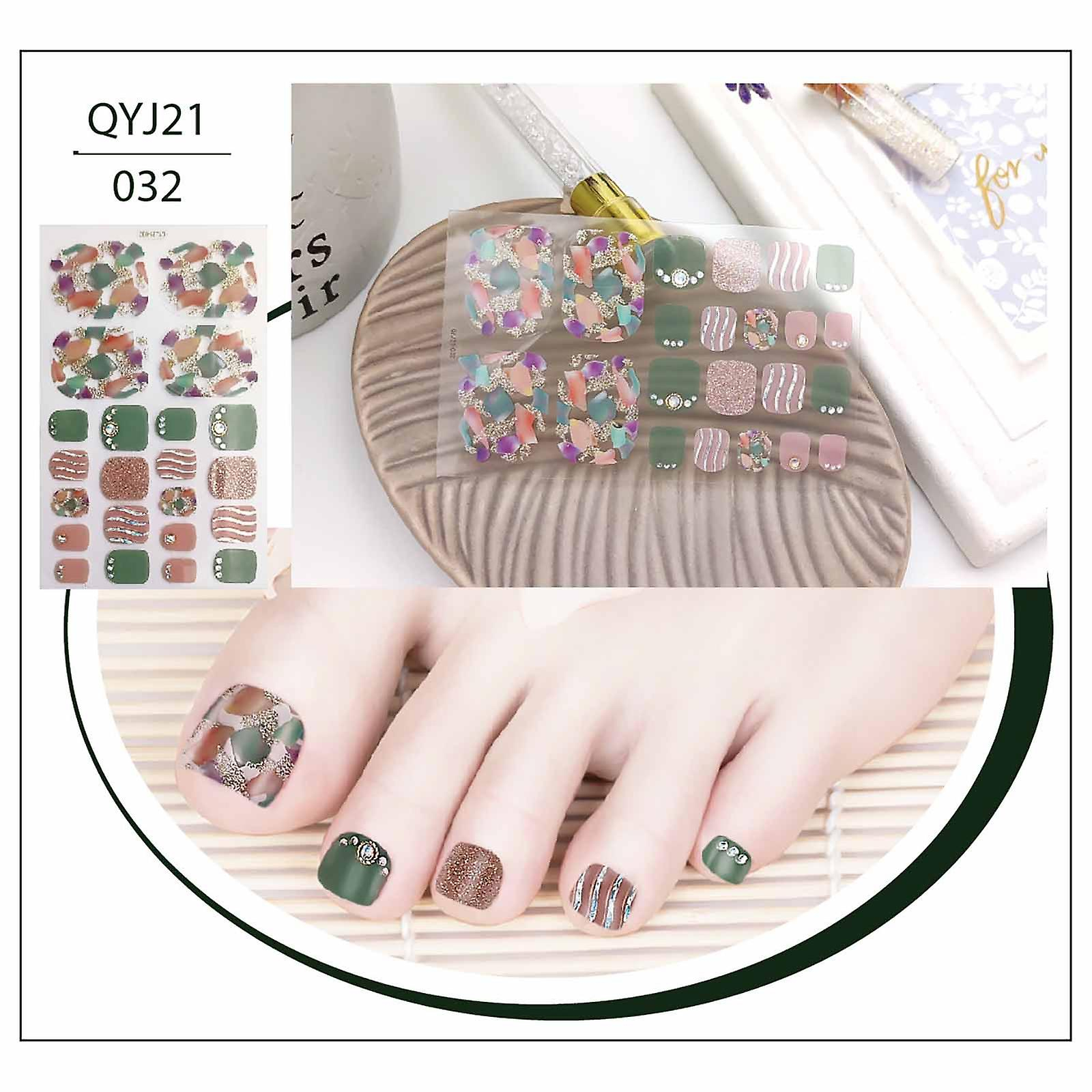 Foto 3 pulgar | Adhesivos Para Uñas De Pies Huoguo  Bronceadores  Imitación Diamante - Venta Internacional.