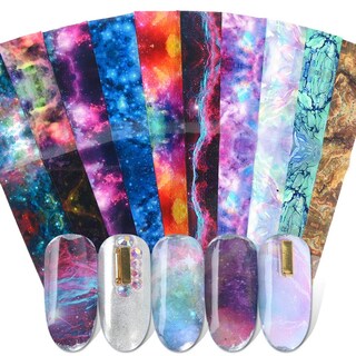 Foto 4 | Adhesivos Transferibles Para Uñas Huoguo Marble 10 Rollos Con Caja - Venta Internacional.