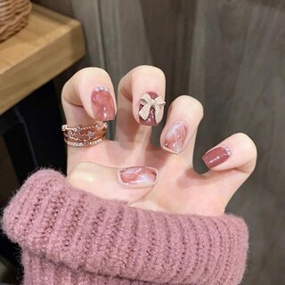 Foto 1 | Pasta De Alubias Florecientes Con Forma De Mariposa Y Diamante Fake Nails Huoguo - Venta Internacional.