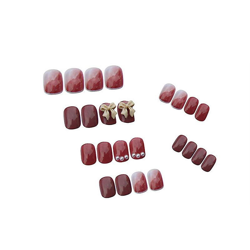 Foto 5 | Pasta De Alubias Florecientes Con Forma De Mariposa Y Diamante Fake Nails Huoguo - Venta Internacional.