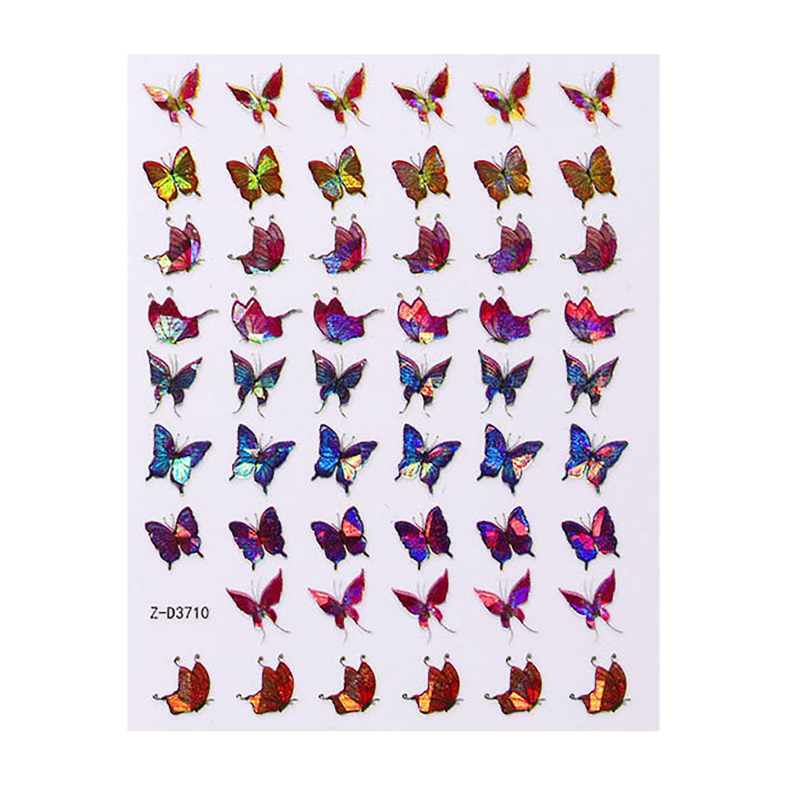 Foto 2 pulgar | Adhesivo Decorativo Para Uñas Huoguo Butterfly 3d Impermeable Para Uñas - Venta Internacional.