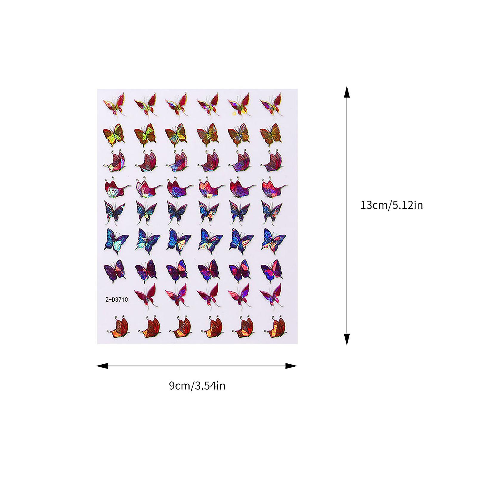 Foto 4 pulgar | Adhesivo Decorativo Para Uñas Huoguo Butterfly 3d Impermeable Para Uñas - Venta Internacional.
