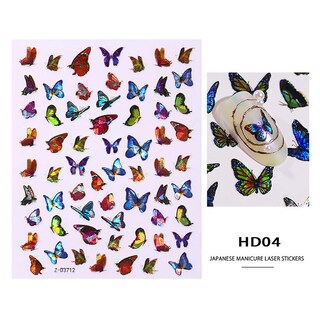 Foto 2 | Adhesivo Decorativo Para Uñas Huoguo Butterfly 3d Impermeable Para Uñas - Venta Internacional.