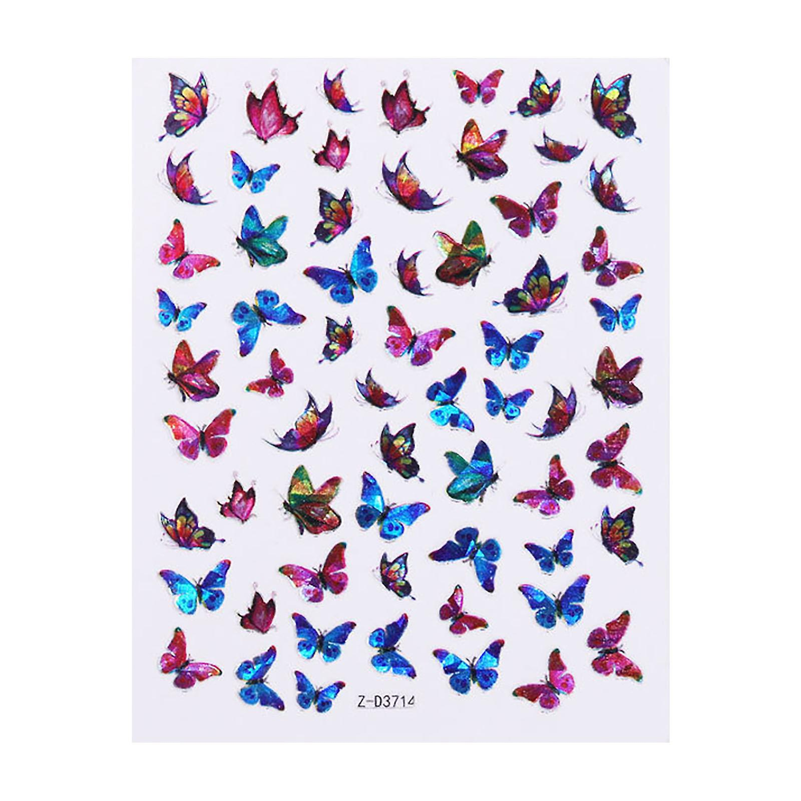 Foto 2 pulgar | Adhesivo Decorativo Para Uñas Huoguo Butterfly 3d Impermeable Para Uñas - Venta Internacional.