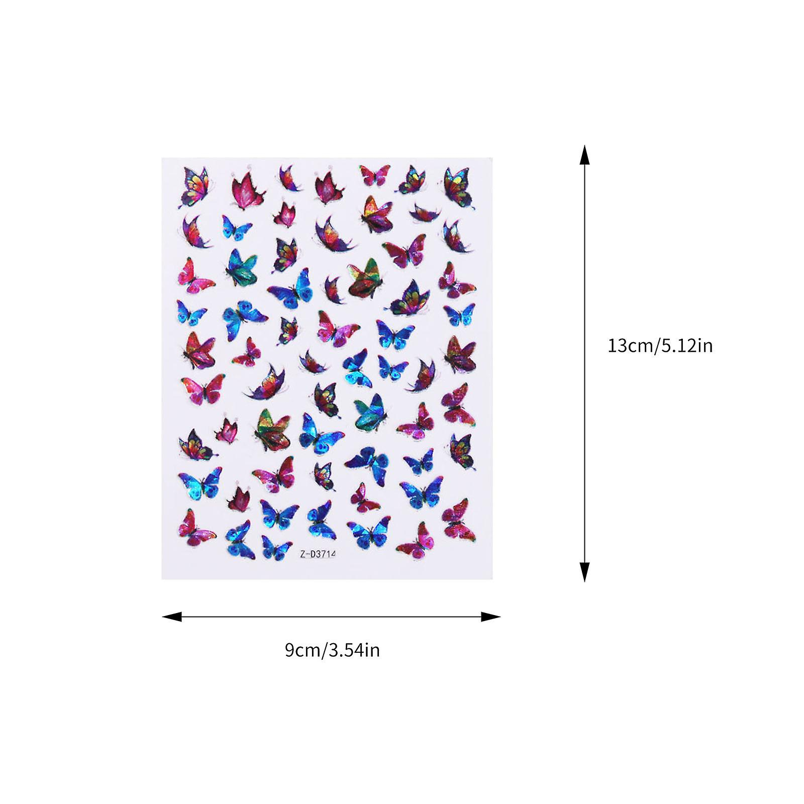 Foto 4 pulgar | Adhesivo Decorativo Para Uñas Huoguo Butterfly 3d Impermeable Para Uñas - Venta Internacional.