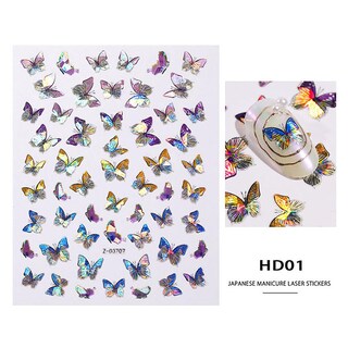 Foto 2 | Adhesivo Decorativo Para Uñas Huoguo Butterfly 3d Impermeable Para Uñas - Venta Internacional.