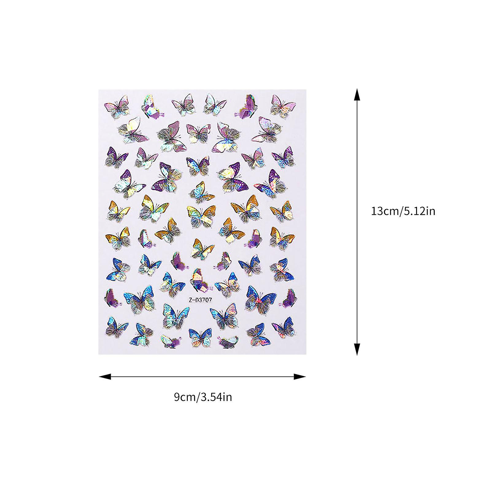 Foto 4 pulgar | Adhesivo Decorativo Para Uñas Huoguo Butterfly 3d Impermeable Para Uñas - Venta Internacional.