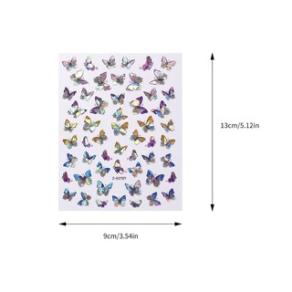 Foto 3 | Adhesivo Decorativo Para Uñas Huoguo Butterfly 3d Impermeable Para Uñas - Venta Internacional.