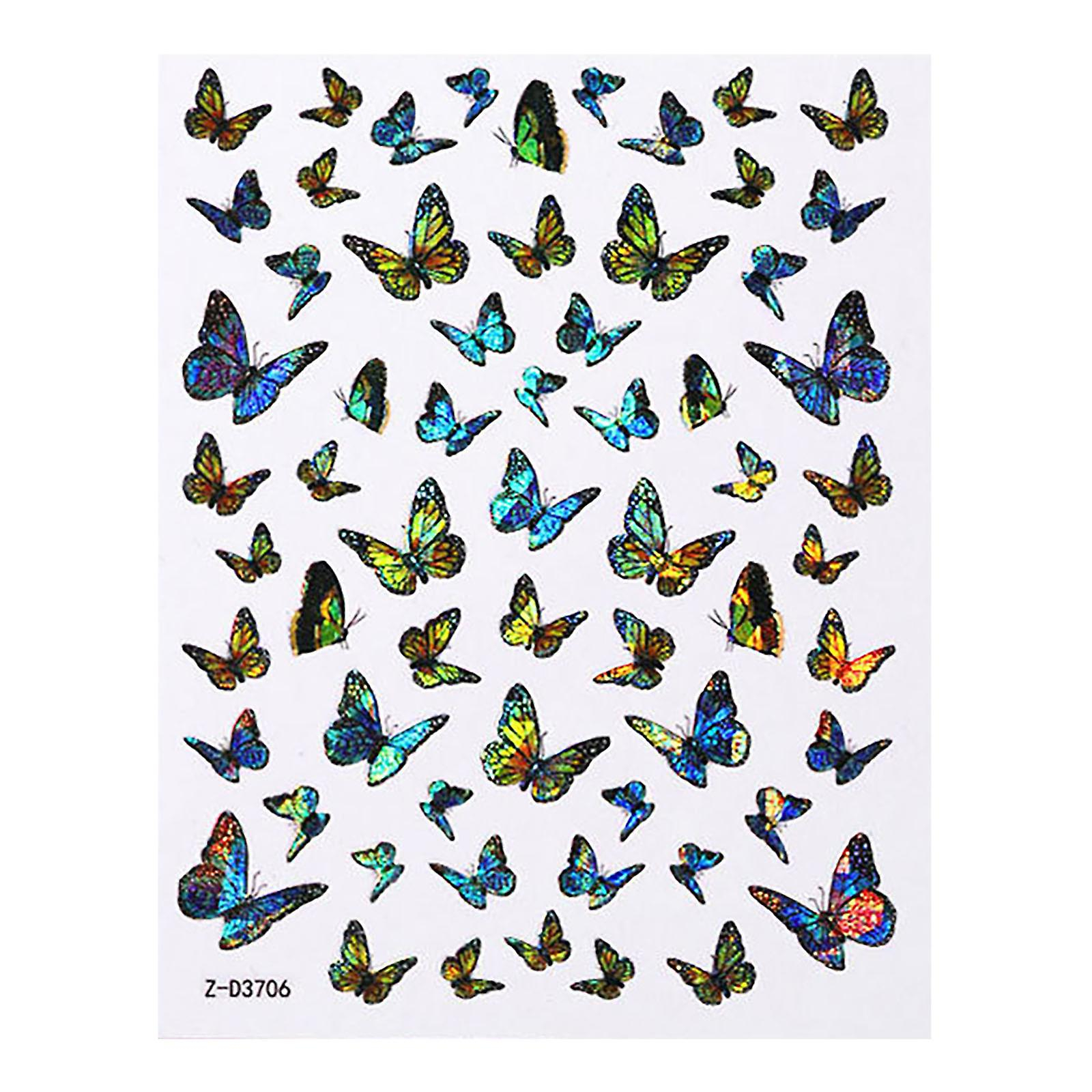 Foto 2 pulgar | Adhesivo Decorativo Para Uñas Huoguo Butterfly 3d Impermeable Para Uñas - Venta Internacional.