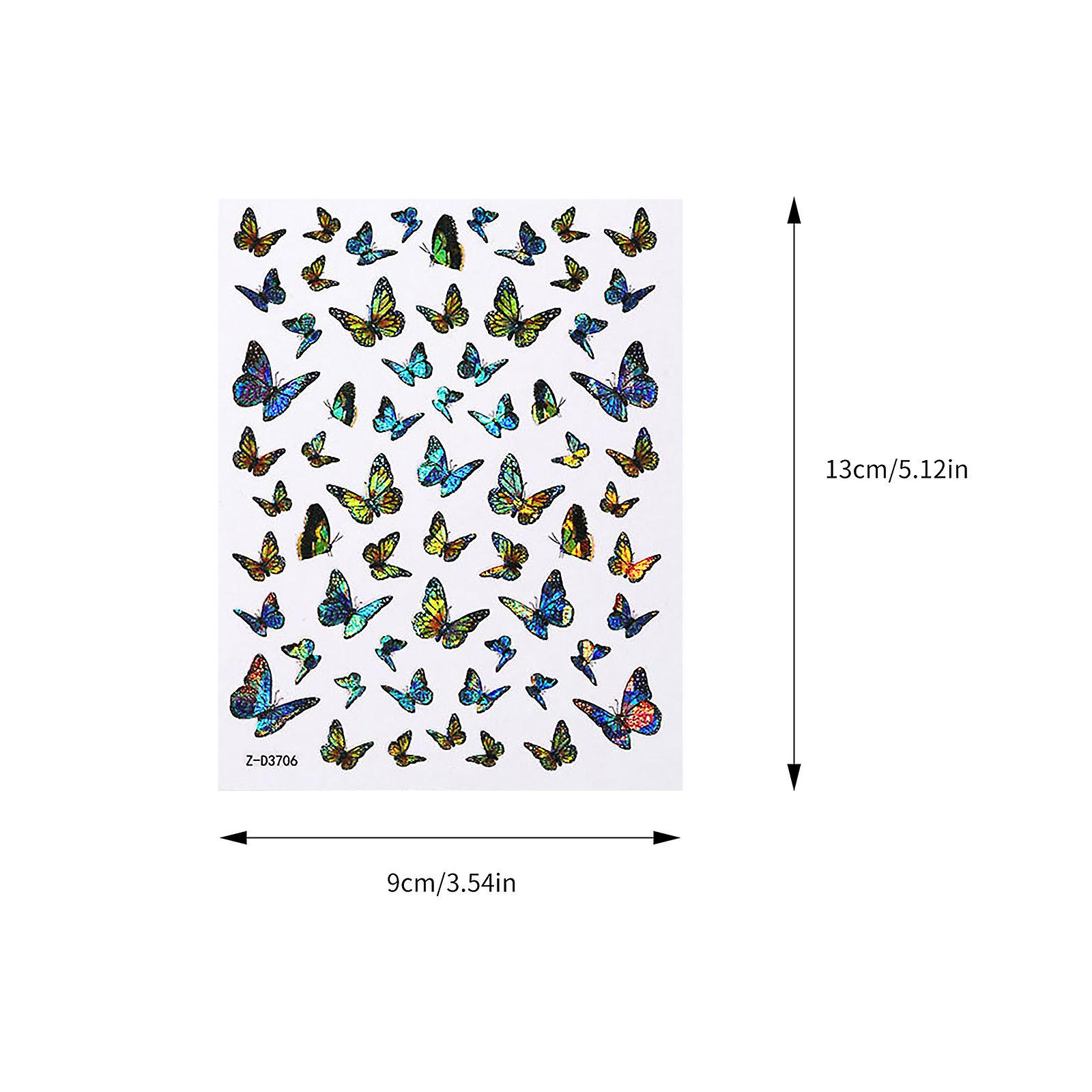 Foto 4 pulgar | Adhesivo Decorativo Para Uñas Huoguo Butterfly 3d Impermeable Para Uñas - Venta Internacional.