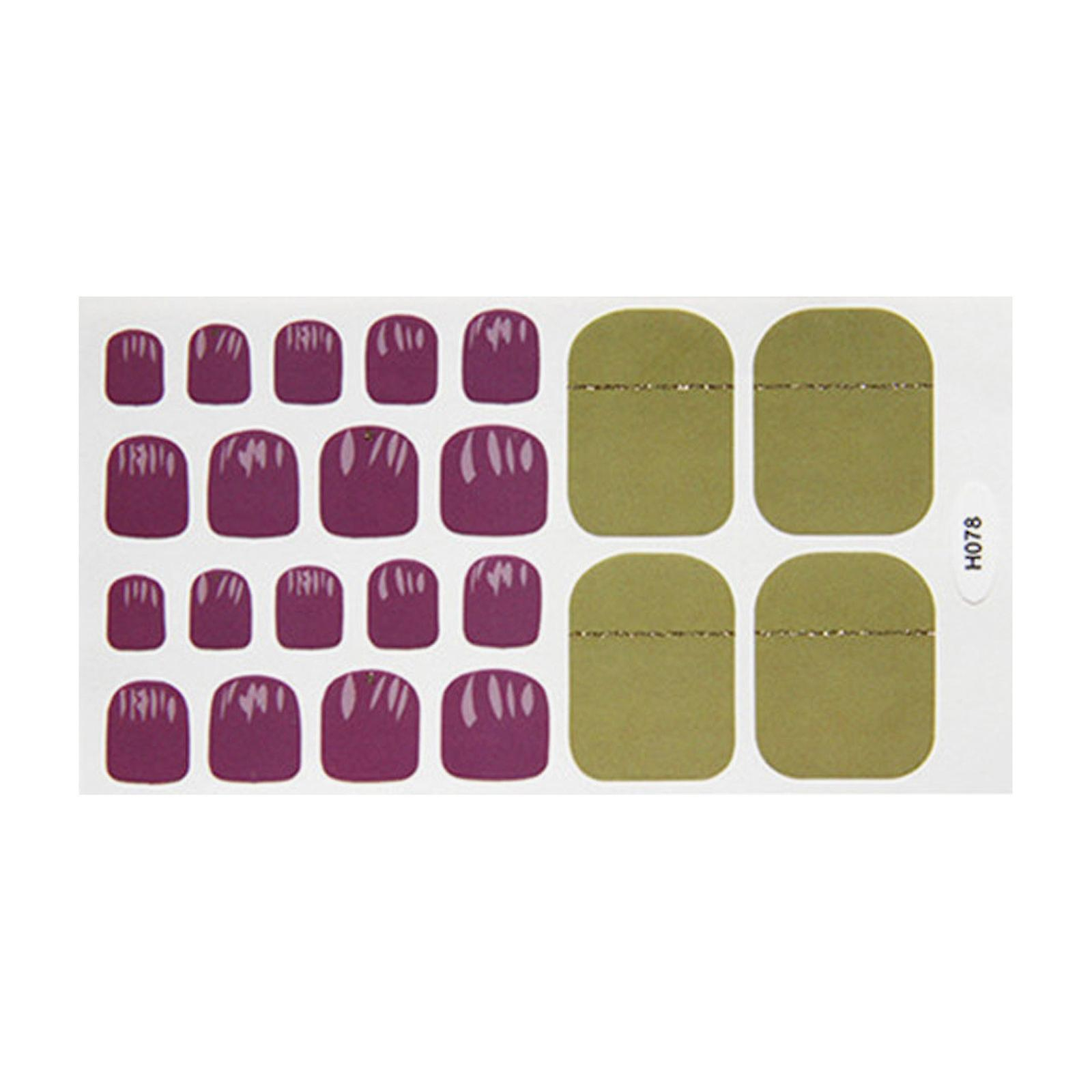 Foto 2 pulgar | Pegatinas Impermeables Para Uñas De Pies Para Decoración De Uñas Diy - Venta Internacional.