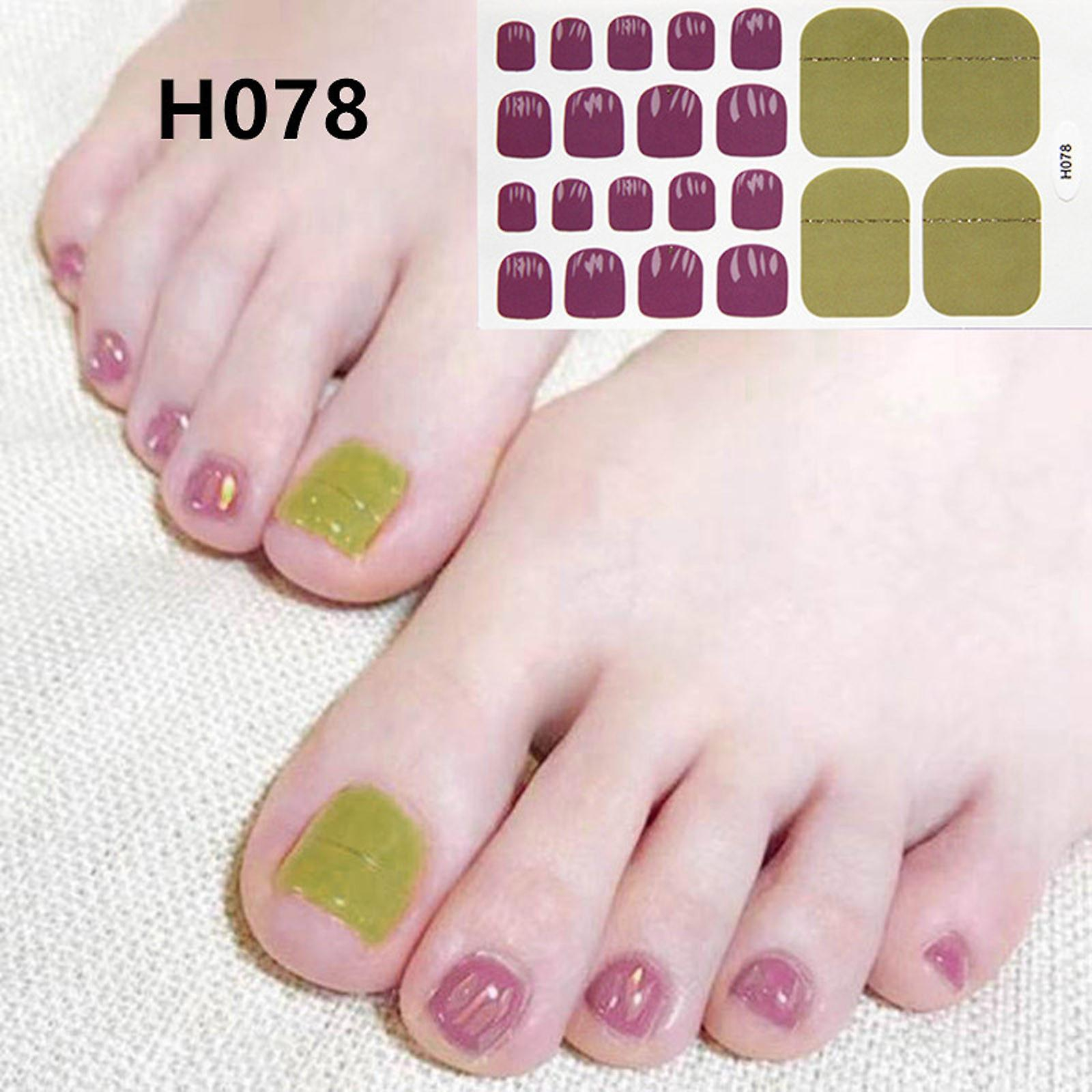 Foto 3 pulgar | Pegatinas Impermeables Para Uñas De Pies Para Decoración De Uñas Diy - Venta Internacional.