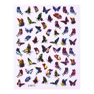 Foto 2 | Adhesivo Decorativo Para Uñas Huoguo Butterfly 3d Impermeable Para Uñas - Venta Internacional.