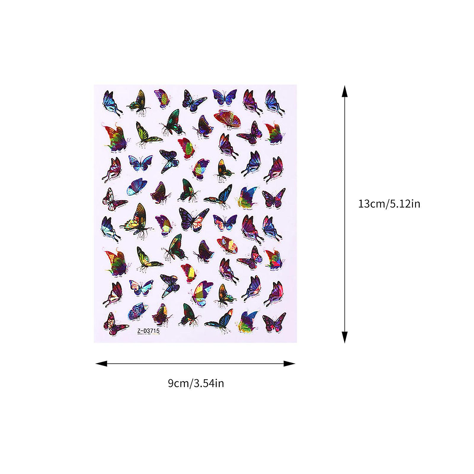 Foto 4 pulgar | Adhesivo Decorativo Para Uñas Huoguo Butterfly 3d Impermeable Para Uñas - Venta Internacional.
