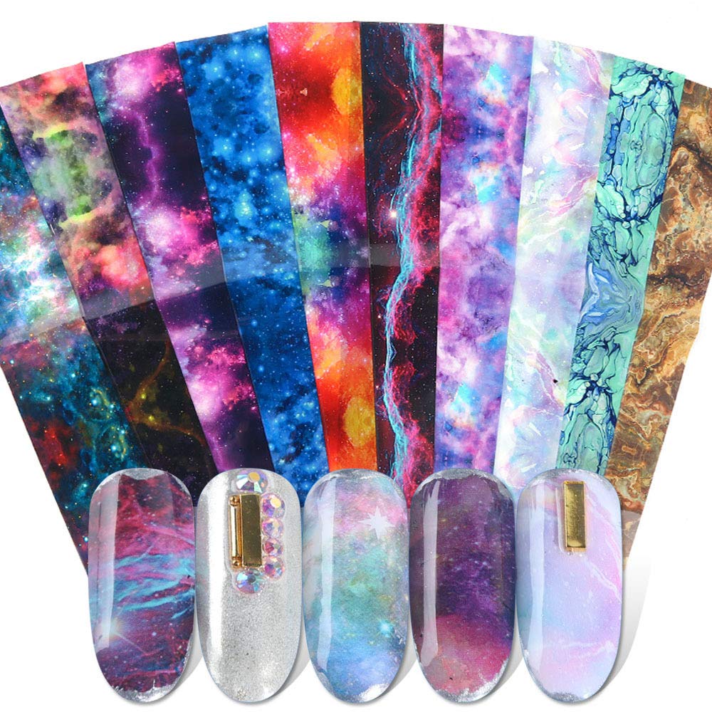 Foto 5 pulgar | Adhesivos Transferibles Para Uñas Huoguo Marble  10 Rollos Con Caja - Venta Internacional.