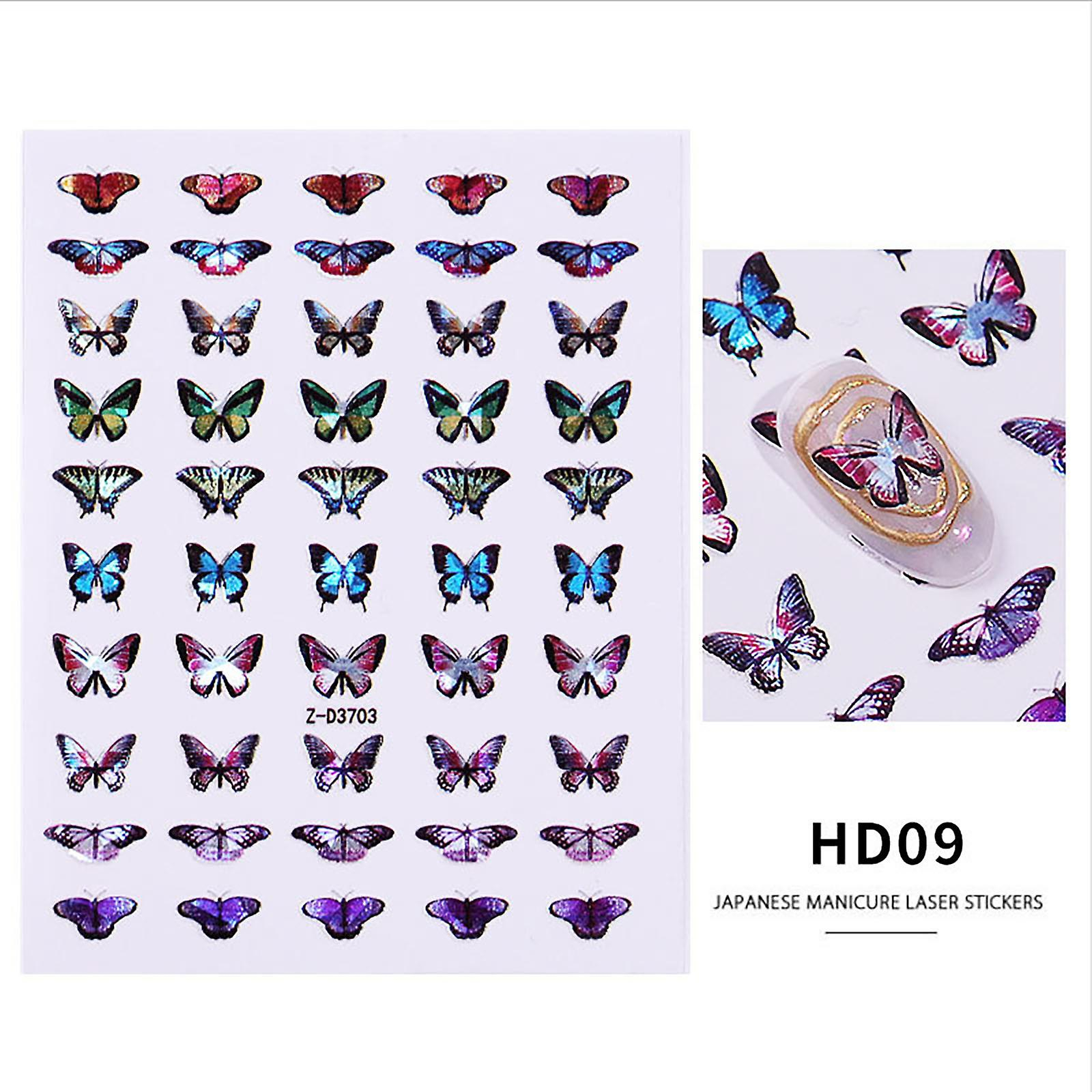 Foto 1 | Adhesivo Decorativo Para Uñas Huoguo Butterfly 3d Impermeable Para Uñas - Venta Internacional.