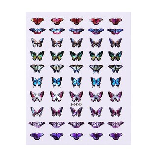 Foto 2 | Adhesivo Decorativo Para Uñas Huoguo Butterfly 3d Impermeable Para Uñas - Venta Internacional.