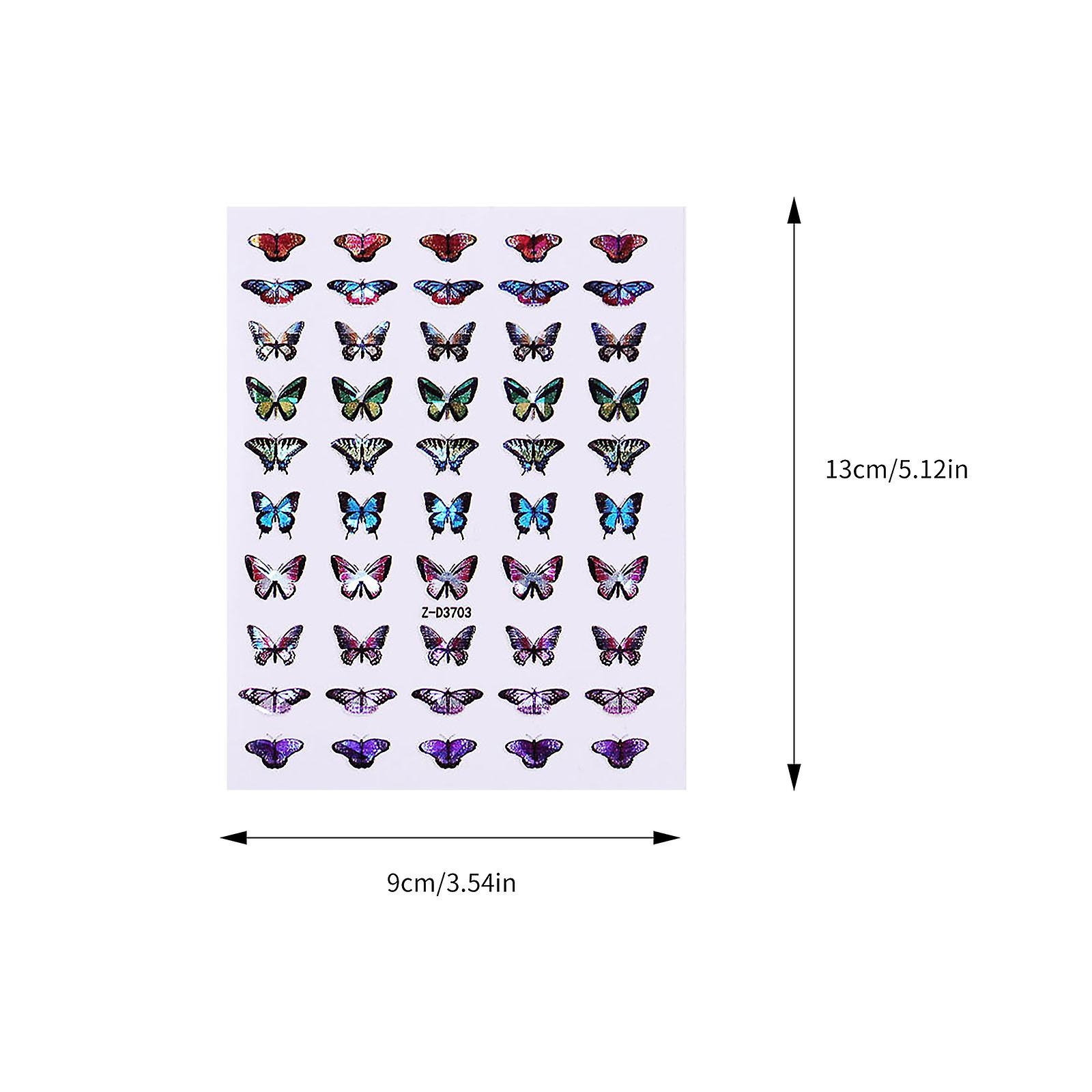 Foto 3 | Adhesivo Decorativo Para Uñas Huoguo Butterfly 3d Impermeable Para Uñas - Venta Internacional.