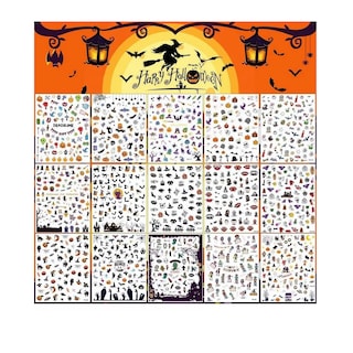 Foto 1 | Sticker Uñas BELUG Halloween Decoración Pegatina Autoadhesiva 30 Piezas