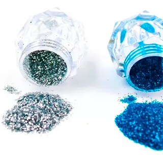 Foto 4 | Glitter Purpurina Diam para Maquillaje Uñas o Cuerpo 12 Piezas