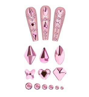 Foto 2 | Piedras para Uñas Belug Rosa Claro