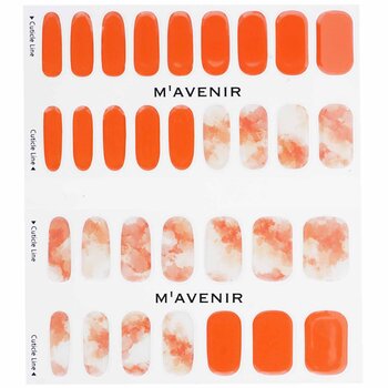 Foto 4 pulgar | Adhesivo para Uñas Mavenir Marmalade Marble Anaranjado - Venta Internacional