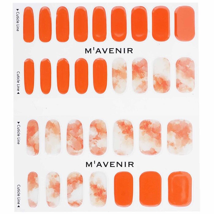 Foto 6 pulgar | Adhesivo para Uñas Mavenir Marmalade Marble Anaranjado - Venta Internacional