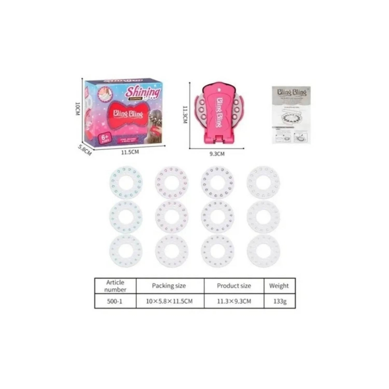 Foto 6 pulgar | Decoración Para Cabello Y Accesorios Diamond Bling Con 180 Diamantes - Venta Internacional.