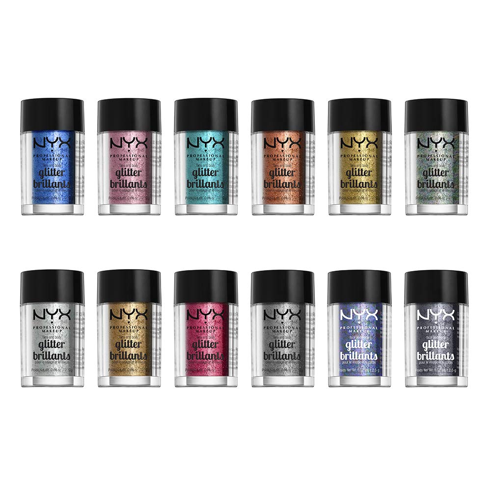 Foto 5 pulgar | Maquillaje Profesional Glitter Nyx Para Rostro Y Cuerpo, Color Dorado - Venta Internacional.