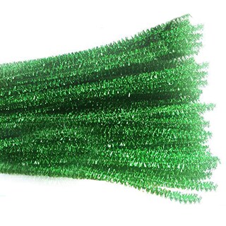 Foto 1 | Limpiapipas Carykon Con Purpurina, 30 Cm, 100 Unidades, Color Verde - Venta Internacional.