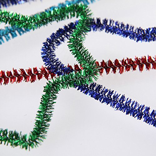 Foto 4 pulgar | Limpiapipas Carykon Con Purpurina, 30 Cm, 100 Unidades, Color Verde - Venta Internacional.