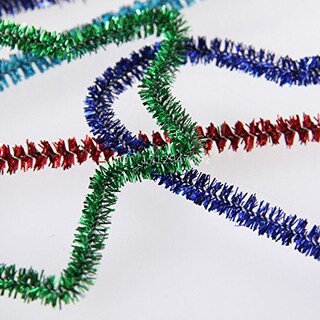 Foto 3 | Limpiapipas Carykon Con Purpurina, 30 Cm, 100 Unidades, Color Verde - Venta Internacional.