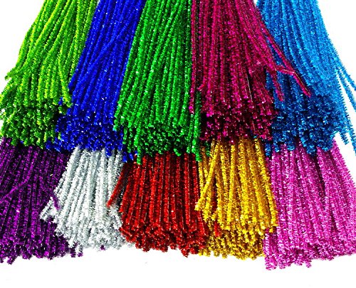 Foto 2 pulgar | Limpiapipas Carykon Con Purpurina, 30 Cm, 100 Unidades, Multicolor - Venta Internacional.