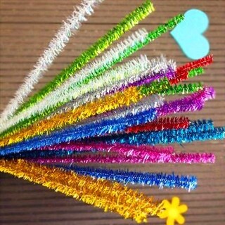Foto 4 | Limpiapipas Carykon Con Purpurina, 30 Cm, 100 Unidades, Multicolor - Venta Internacional.