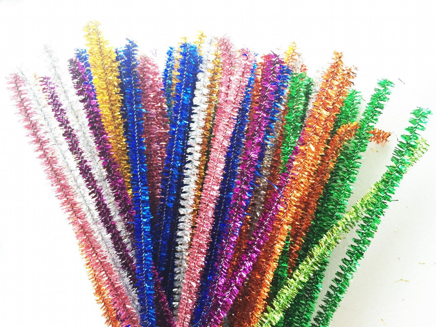 Foto 6 pulgar | Limpiapipas Carykon Con Purpurina, 30 Cm, 100 Unidades, Multicolor - Venta Internacional.