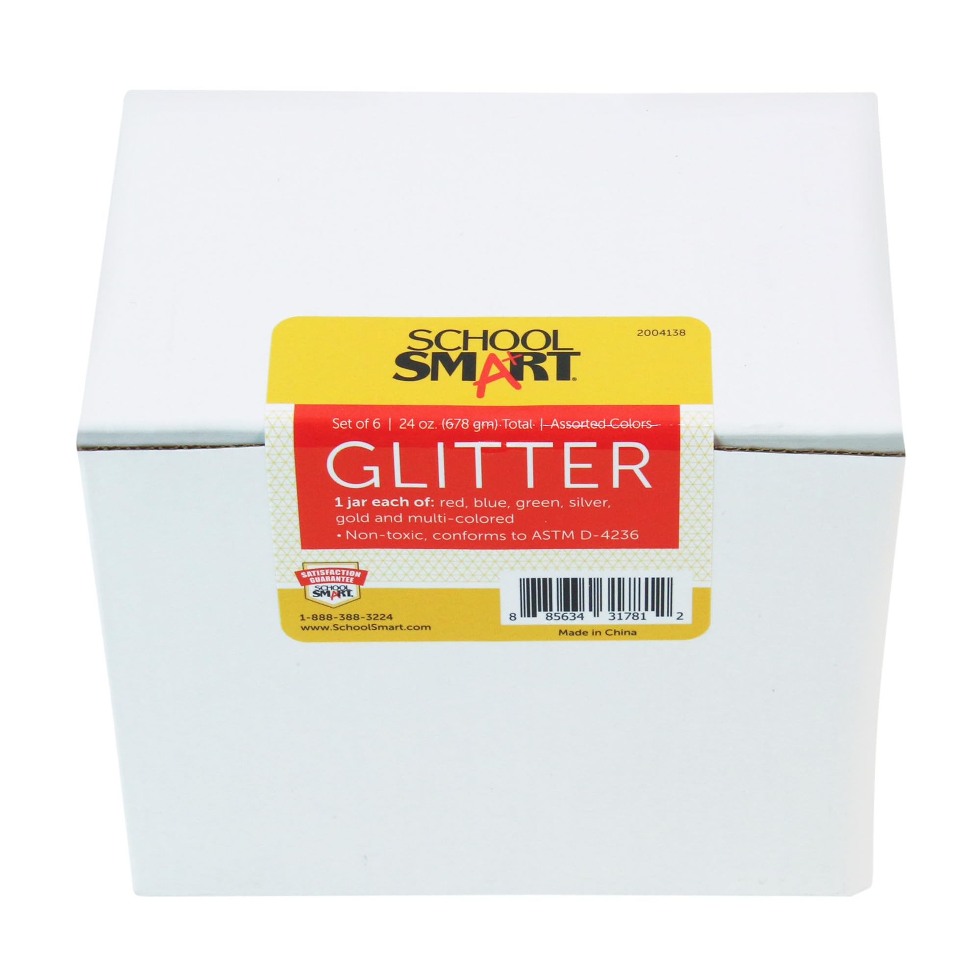 Foto 3 pulgar | Glitter School Smart Craft, 120 Ml, Colores Surtidos, Paquete De 6 - Venta Internacional.