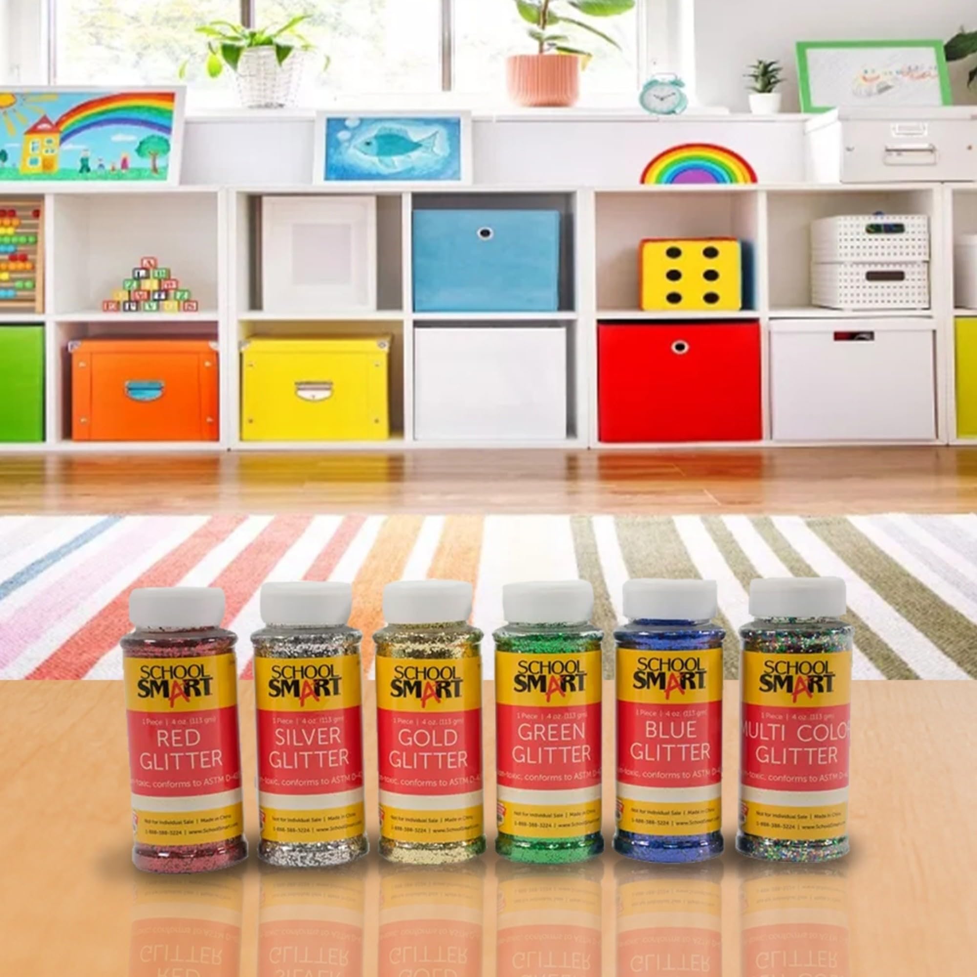 Foto 4 pulgar | Glitter School Smart Craft, 120 Ml, Colores Surtidos, Paquete De 6 - Venta Internacional.